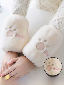 SVORIAHI | Womens Autumn Winter Workplace Down Jacket Sleeve Covers Anti-Dirt Cute Childrens Sleeve Head Cartoon Style Household Cleaning