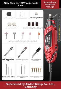 aridoo | Grinding Polishing Drilling Engraving Tool Mini Electric Drill