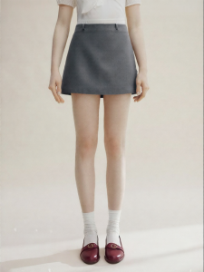 FAMANXUAN | French Fashionable Commute Short A-Line Skirt