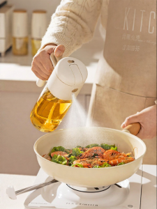 MODERN SWEETHOME | Dual-use Kitchen Oil Bottle Food-grade Glass