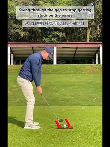 PGM 2 IN 1 กระจก-ซ้อม 2 สี กระจกพัตติ้ง สำหรับการ พัตต์ลูก ควบคุมทิศทางการสวิง อุปกรณ์ฝึกซ้อมพัตต์กอล์ฟ