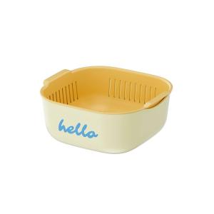 SIVASS | Dual Layer Thickened Plastic Vegetable Washing Basket