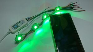 Controller WIFI RGB WRGB mini dùng App điện thoại Bộ điều khiển Đèn LED có hẹn giờ kết hợp chức năng phối màu sáng thực tế