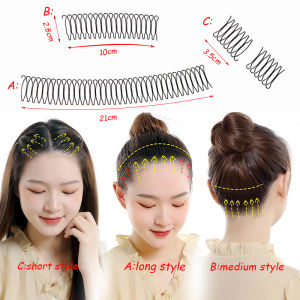 ดอกเบญจมาศขนาดเล็ก หน้าม้าโค้งกลมผมกิ๊บติดผม ที่มองไม่เห็นหวีส้อมหวีผ้าโพกศีรษะยาวหวีหักเครื่องประดับผม