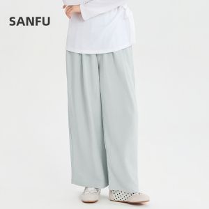 SANFU | Quần Lửng Mới Có túi Dây Thun Tali Thời Trang Quần Xòe Phong Cách