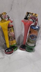 Terompet Tahun Baru Terompet Air Horn Terompet Dorong Anak Terompet Pompa Trumpet New Year Terompet Supporter Bola - Ukuran Besar Motif Gambar Random