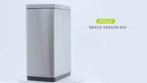 EKO Dustbin | Bravia | EK9233 | 45L | Trash Bin | Waste Bin | Stainless Steel | Sensor Bin | Large Capacity | High Quality