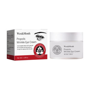 West&Month Anti Wrinkle Eye Cream Improve Puffiness Remove Bags Dark Circles Nourishing Moisturizing Herbal Propolis For Eyes Care