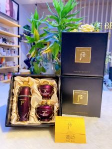 Bộ Dưỡng Tái Tạo Phục Hồi Căng Bóng Da Hoàn Lưu Cao Whoo Hwanyu 3pcs Special Gift Kit Mini