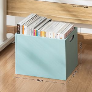 Mobile Desktop Book Storage Box Student Briefcase Organizer Box Workstation Bag Storage Utility Office Desk Shelf