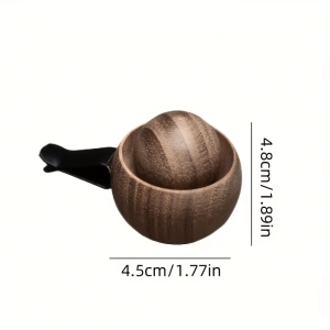 Car & Home Essential Oil Diffuser - Made of Wood Mini Cute Natural Fragrance Diffuser Suitable for Bedroom Living Room Bathroom