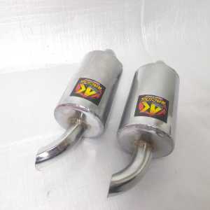 Knalpot Diesel Kubota Mesin Honda Type GX 270 370 390 Silincir Pernis Cet & Crom