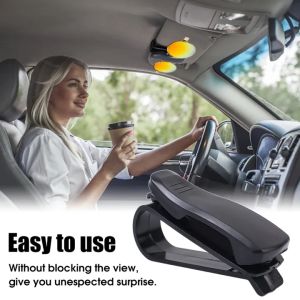 2Pcs Car Glasses Clip Universal Sun Visor Sunglasses Clip Card Ticket Holder Fastener Pen Case Auto Interior Accessories
