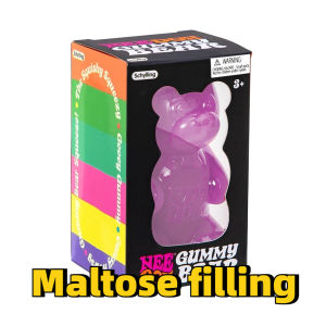 //New Needoh Maltose Cute Bear Maltose Squeeze Toy Dough Colorful Sensory Toy Creative  Item Desk Decoration Stress Relief