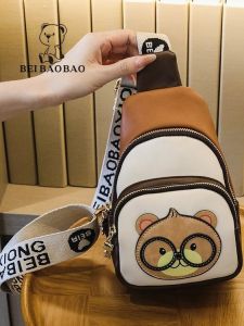 Casual Crossbody Bag Womens Mobile Phone Bag Versatile Small Cartoon Single Shoulder Sling Bag Spring 2025 Fashion Trend