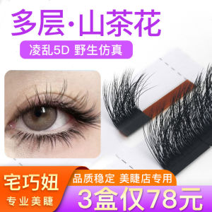 เข็มขัดตาข่ายแบบ 3D ทรงไม้กางเขนสไตล์ญี่ปุ่นและเกาหลี เข้าชุดพร้อมกล่องใส่สำหรับร้านเสริมสวย ขนตาปลอมแบบหนา 0.07 มม.