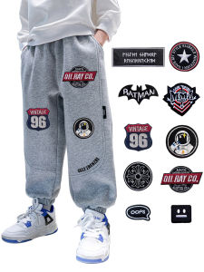 Phụ Kiện Thêu Chữ Thêu Thắt Lưng Trẻ Em Vá Quần Vá Áo Khoác Tự Dính Không Cần Khâu Positive Rich Polyester Thread