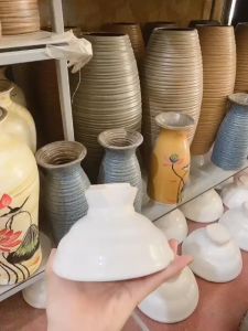 Quả Nén Vại Muối Dưa Cà - Gốm Sứ Bát Tràng Chính Gốc