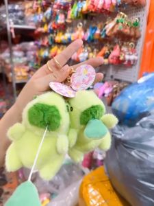 Móc khóa bông thơm capybara rút mũi bơ hot trend dễ thương