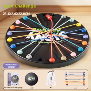 Rope Solving Focus & Brain Training Interactive Parent-Child Board Game