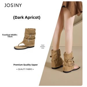 Josiny | Toe Post Roman Style Flat Casual Womens Sandals
