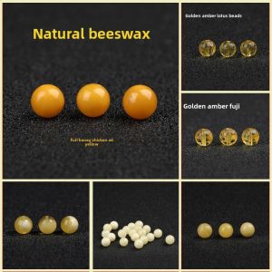 Natural Full Honey Chicken Oil Yellow Amber Loose Beads Bracelet Accessories Mens Womens Matching Beads Hand Chain Jewelry