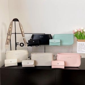 [BISA COD] 2456 tas 2 in 1 tas selempang wanita import fashion tas bahu wanita terkiniian tas slingbag cantik best seller