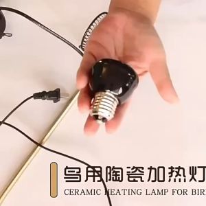 หลอดไฟเซรามิคทำความร้อนสัตว์ ไฟกกแมว ไฟกกสัตว์ หลอดไฟให้ความร้อน ความอบอุ่นสำหรับสัตว์เล็ก หลอดไฟเซรามิค หลอดไฟ