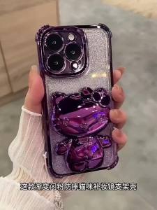 Sanrio | Ốp Điện Thoại Hello Kitty Có Thiết Kế Gương Lấp Lánh Dành Cho Dòng INFINIX HOT - Ốp TPU Chống Sốc Với Bảo Vệ Bốn Góc