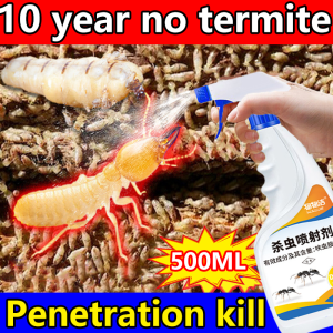 🐛10 years without termites🐛ants spray killer 500ML Kill termites ant killer insecticide termite killer pest control Non-Toxic One Spray Will Kill Ants Termites Red Ants Species Spray Ant Repellent Ant Bait Killing Termite Insect Repellent