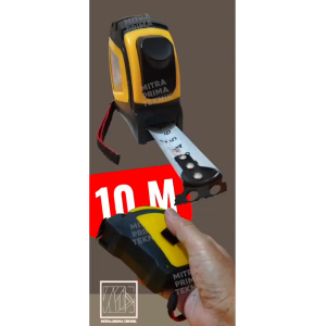 Meteran 10 Meter dengan Pengunci Akurat dan Aman