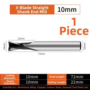 UMLO | Ultra Tough Straight Handle Keyway Milling Cutter High Speed Steel