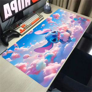 Anime Cute Stitch Mousepad Locking Edge Non-slip Mouse Pad HD Printing Computer Gamers Mausepad XXL Keyboard E-Sports Deskmat