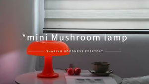Phshare Italy Designer Led Mushroom Table Lamp for Hotel Bedroom Bedside Living Room Decoration Lighting Modern