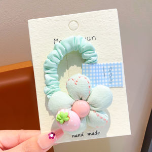 Cute Cartoon Rabbit Flower Fabric Hair Band for Girls