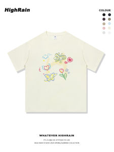 Original Sweet Style Cotton Butterfly Shoulder Short Sleeve Womens T-shirt Couple Matching Comfortable Breathable Summer Top