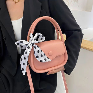 Sling Bag Wanita Elegan Kulit Sintetis Polkadot SHANAZ - Tas Tangan Gaya Korea Terbaru