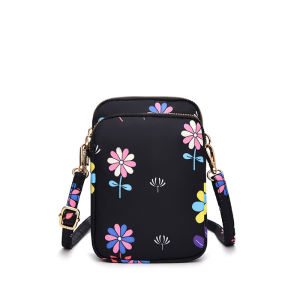 Fashionable Mini Oxford Crossbody Bag Womens Mobile Phone Pouch Diagonal Shoulder Bag Stylish Phone Wallet for Ladies