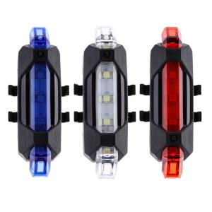 【New Arrival】USB Rechargeable LED Bicycle Taillight Waterproof Bike Cycling Warning Lamp