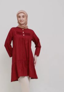 Tunik MFMW Daniar: Bahan Katun Alami & Pakaian Wanita Elegan