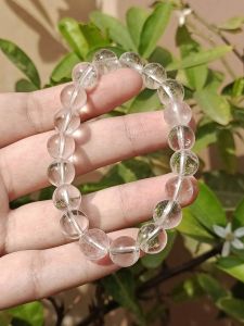 GELANG ENERGI BATU KRISTAL KUARSA BENING 10MM