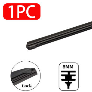 PINMOAP 1PC Car Wiper Filler Strip Natural Rubber Strip Suitable For 3-Section Wiper Blades 14"16"17"18"19"20"21"22"24"26"