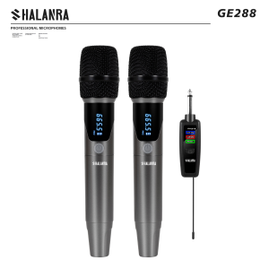 SHALANRA BR288 UHF Professional Wireless Microphone Handheld Karaoke Rechargeable Microphone