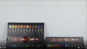 12Ml 12/24สีอะคริลิค/ สีน้ำชุด DIY หัตถกรรม/ถ้วยแก้ว/รองเท้าสีวาด Graffiti/Art ภาพวาด Supplies