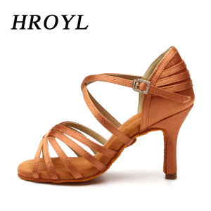 Latin Dance Shoes For Woman Girls Ballroom Tango Modern Jazz Dancing Shoes Salsa Dance Shoes 5/7CM Heeled Practice Shoes Sandals