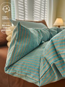Suxuan | Minimalist Japanese Stripes Pure Cotton Water Washed Duvet Cover 150x200cm