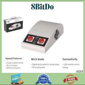 8Bitdo Retro N30 Wireless Mouse 2.4 GHz Silent Mouse Long-life Battery NES Computer Accessories Mac Computer Office Gaming Gift