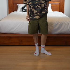 Stoned Blessed25 : Cargo Shorts Olive