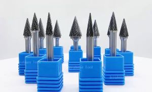 M type 6mm Shank Tungsten Carbide Burrs Tip Shape Mata Porting Tool