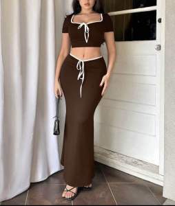 Free Size Terno Top and Skirt Free Size Terno Free Size Coords (Terno)